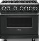 Viking® 7 Series 36" Antique Bronze Pro Style Liquid Propane Gas Range-2