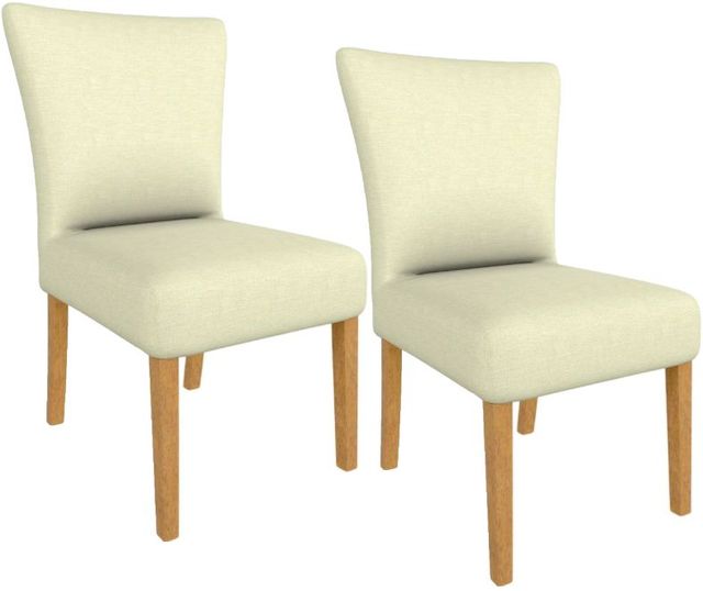 Best® Home Furnishings Customizable Jazla 2-Piece Dining Side Chair Set with Honey Birch Legs-0