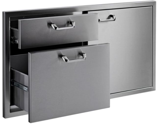 LYNX® Professional Classic 42" Stainless Steel Door Drawer Combination-1