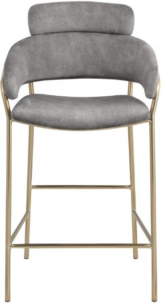 Meridian Furniture Yara Grey Counter Stool-1