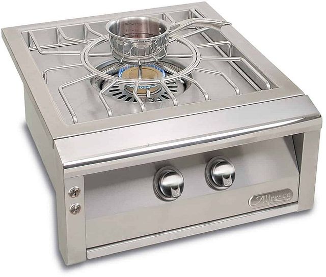 Alfresco™ Versa Power™ 24" Stainless Steel Natural Gas Side Burner-1