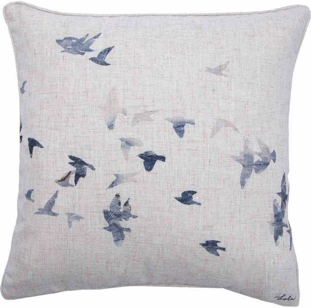 Renwil® Flight White 22" x 22" Decorative Pillow-0