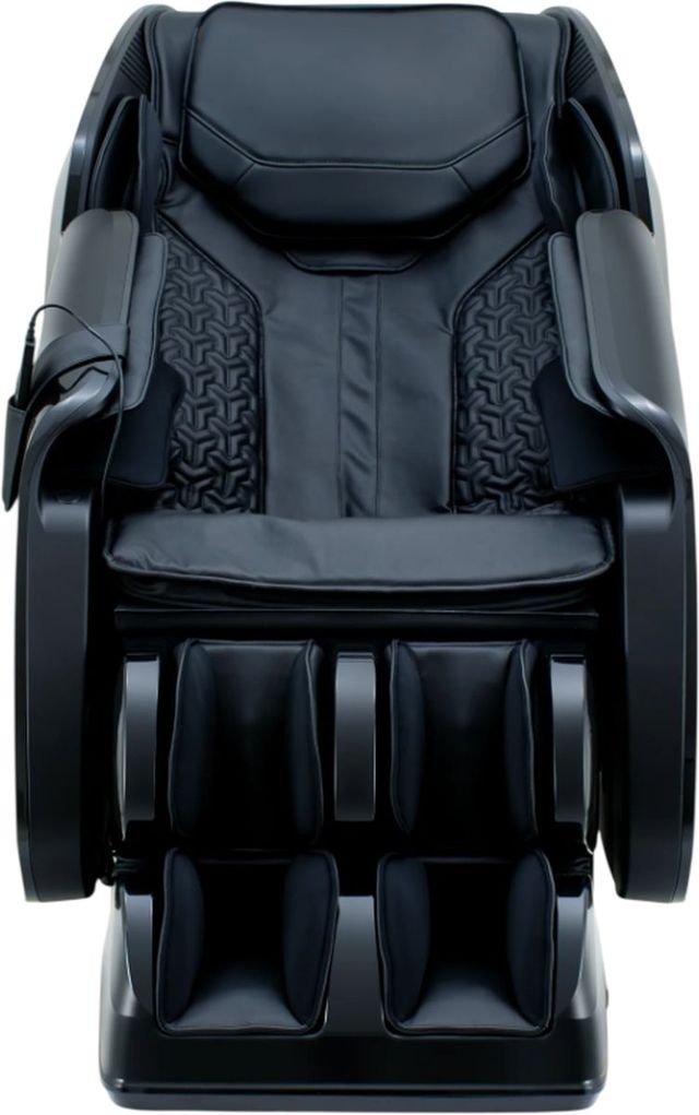 Cozzia® Black/Black Power Massage Chair-1