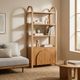 Crestview Collection Arlo Brown Shelf Bookcase-1