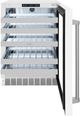 ZLINE Touchstone 4.8 Cu. Ft. Stainless Steel Wine Cooler with White Matte Glass Door-1