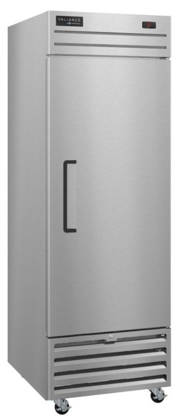 Hoshizaki Valiance® 27" 19.1 Cu. Ft. Stainless Steel Single Section Upright Refrigerator with Lock-2