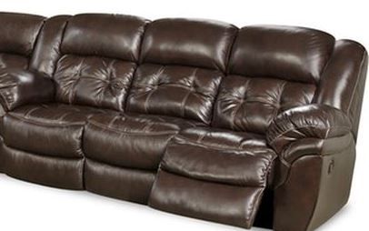 HomeStretch Brown Super-Wedge Sectional-1