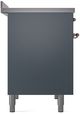 Ilve® Nostalgie II Series 40" Blue Grey Pro Style Induction Range-3