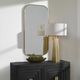 Uttermost® Taft Plated Antique Brass Mirror-1