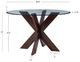 Powell® Auden Glass Top Dining Table with Espresso Base-2