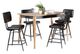 Coaster® Partridge 5-Piece Black Counter Dining Set-0