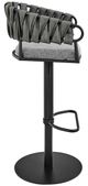 Armen Living Blaise Black/Grey Bar Stool-2