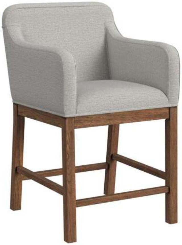 Elements International Glinda Brown/Light Gray Counter Chair-0