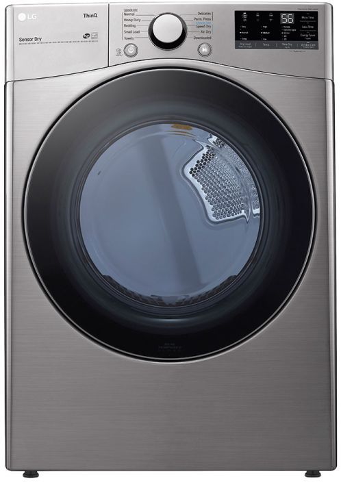 LG 7.4 Cu. Ft. Graphite Steel Front Load Electric Dryer-0