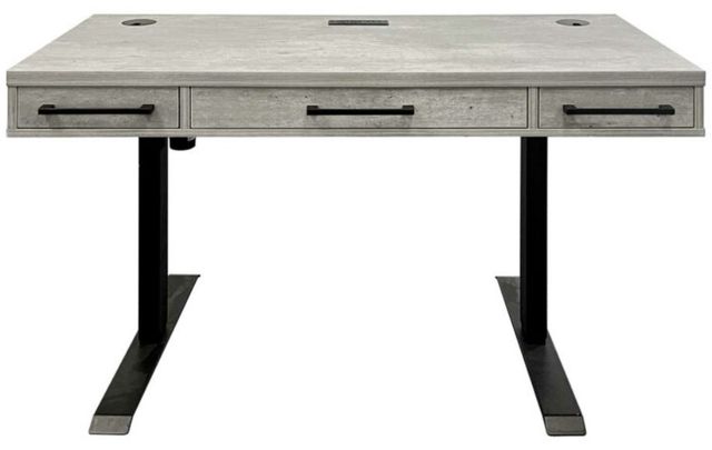 Martin Furniture Mason Concrete Adjustable Height Standing Desk-1