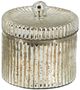 A & B Home Silver Lidded Scented Soy Wax Candle-0