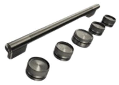 KitchenAid® 30" Black Ore Commercial-Style Induction Range Handle and Knob Kit-0
