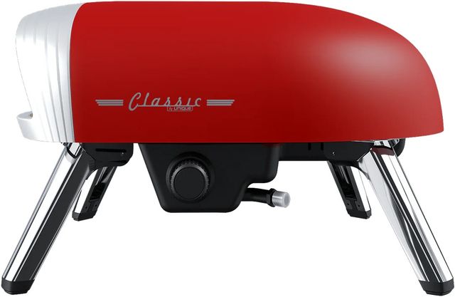 Unique® Appliances Classic Retro 16'' Matte Red Liquid Propane Pizza Oven-3