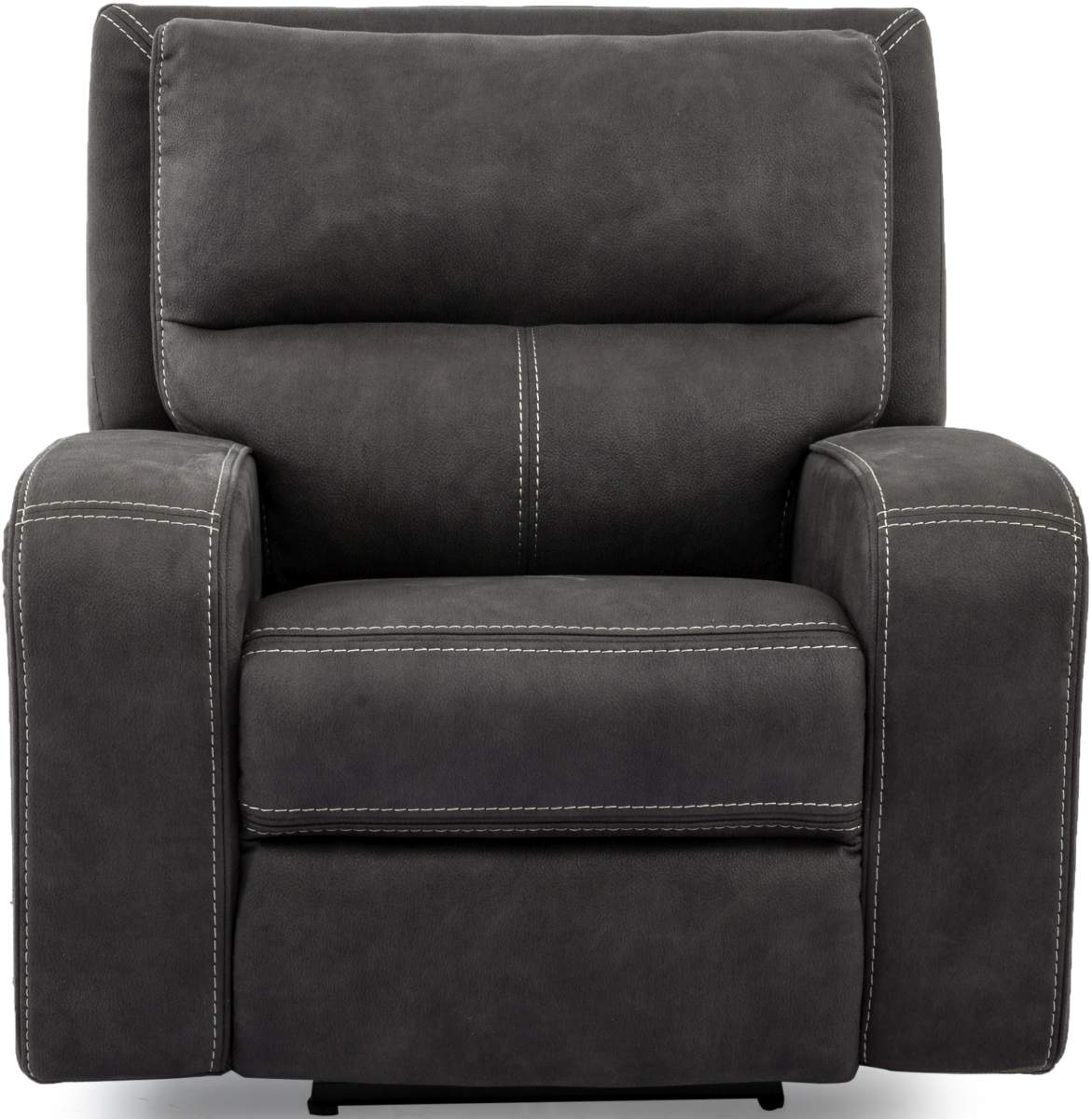 Cheers by Man Wah Charcoal Power Reclining Loveseat with
