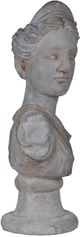 A & B Home Gray Crowned Goddess Statue-2