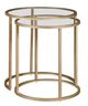 Hammary® Hidden Treasures Glass Top Abstract Nesting End Table Set-0