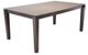 Bermex® Customizable Tinted Gray Glass Top Dining Table with Pepper Legs-0