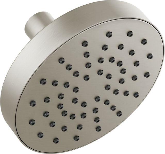 Brizo Essential™ Brilliance® Luxe Nickel® Linear Round Single-Function Wall Mount Shower Head-0