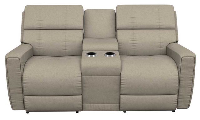 La-Z-Boy® Apollo Platinum Manual Reclining Loveseat with Console-1