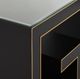 Currey & Company Artemis Caviar Black/Gold Writing Desk-3