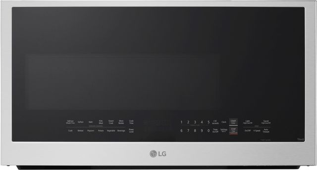 LG 2 Cu. Ft. PrintProof® Stainless Steel Wi-Fi Enabled Over The Range Microwave with EasyClean®-0