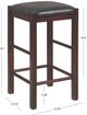 Linon Lance 2-Piece Espresso Counter Stool Set-2