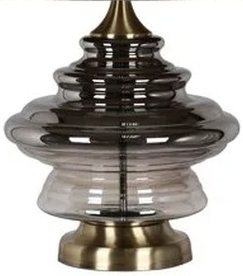 Harp & Finial® Kimball Brass/Smoked Ombre Table Lamp-1