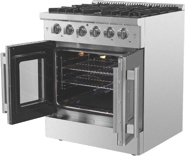 FORNO® Galiano 30" Stainless Steel Pro Style Gas Range-3