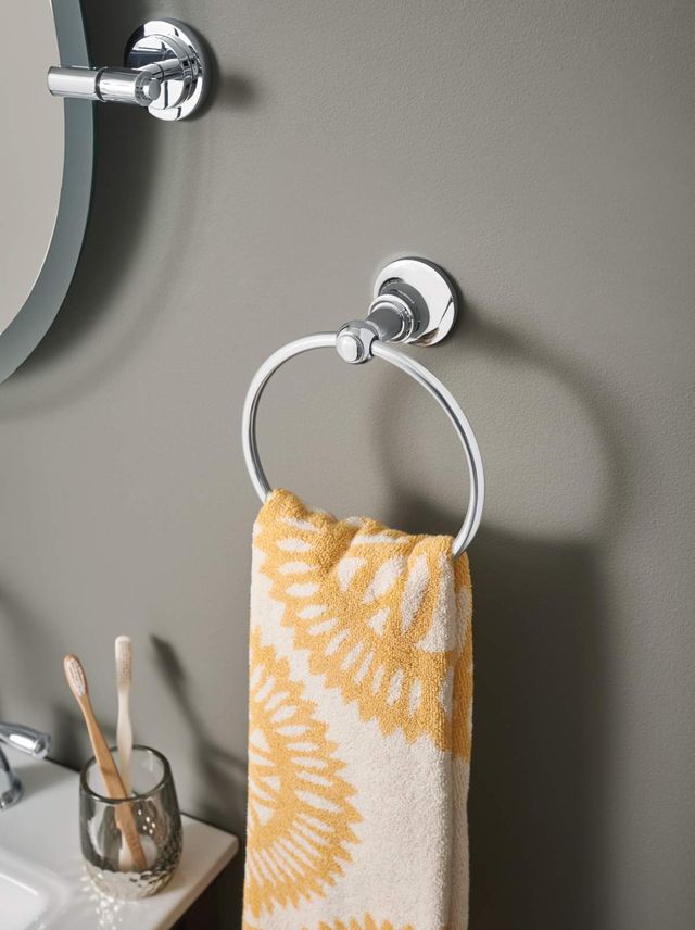 Moen® Vale™ Chrome Towel Ring-1