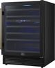 FORNO® Bacchino Series Alta Qualita 24" 4.8 Cu. Ft. Black Wine Cooler -1