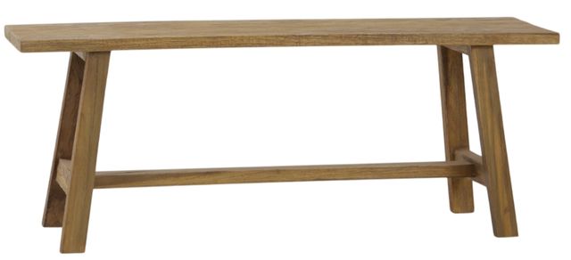 Bramble Rustic Teak Natural Bench-0