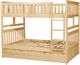 Homelegance® Bartly Natural Pine Youth Full/Full Bunk Bed with Twin Trundle-4