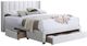 IFDC Beige/Creme Queen Platform Storage Bed-0