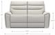 La-Z-Boy® Soren Cognac Leather Power Reclining Loveseat-5