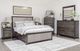 Mako Wood Furniture Scarlett Beige/Brown King Upholstered Storage Panel Bed-1