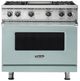 Viking® 5 Series 36” Splash Liquid Propane Pro Style Gas Range with Griddle-0