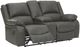 Signature Design by Ashley® Calderwell Gray Reclining Loveseat-2