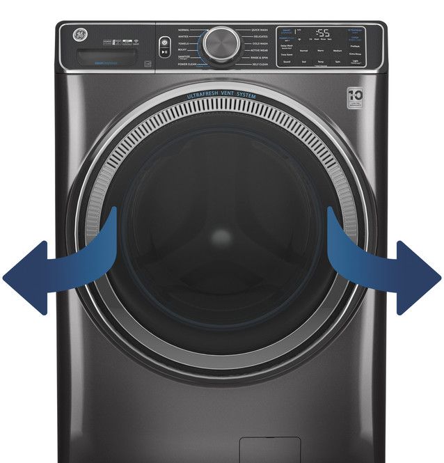 GE® 5 Cu. Ft. Carbon Graphite Front Load Washer with SmartDispense™ UltraFresh Vent System with OdorBlock™ and Steam-4