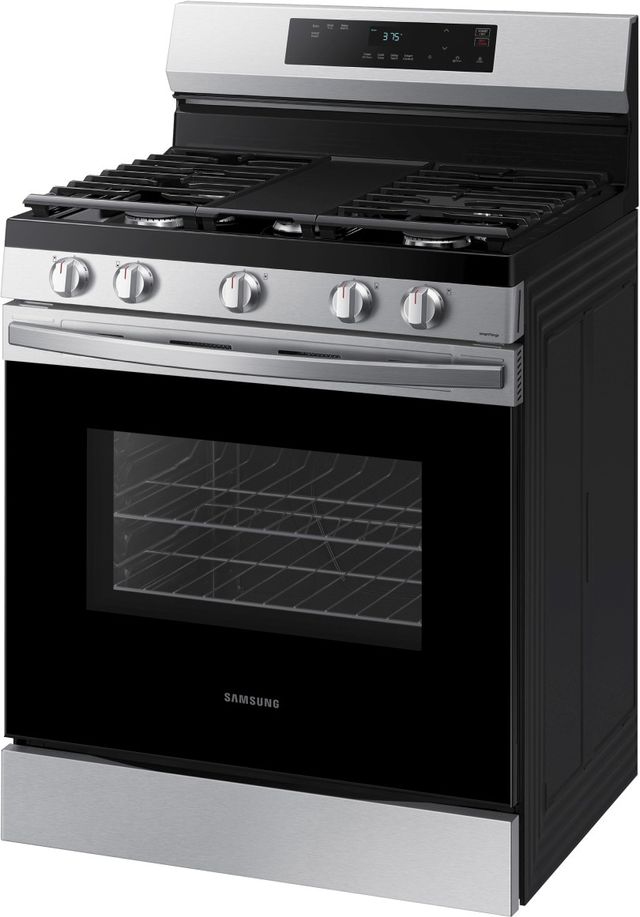 Samsung 30" Stainless Steel Smart Freestanding Gas Range-2