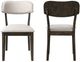 New Classic® Home Furnishings Rex Beige/Walnut Brown Dining Side Chair-4