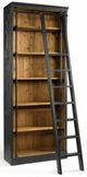 Magnolia Home by Joanna Gaines Ellory Brown/Matte Black Bookcase and Ladder-0