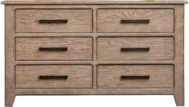 Magnussen Home® Claremont Smokey Taupe Double Drawer Dresser-2