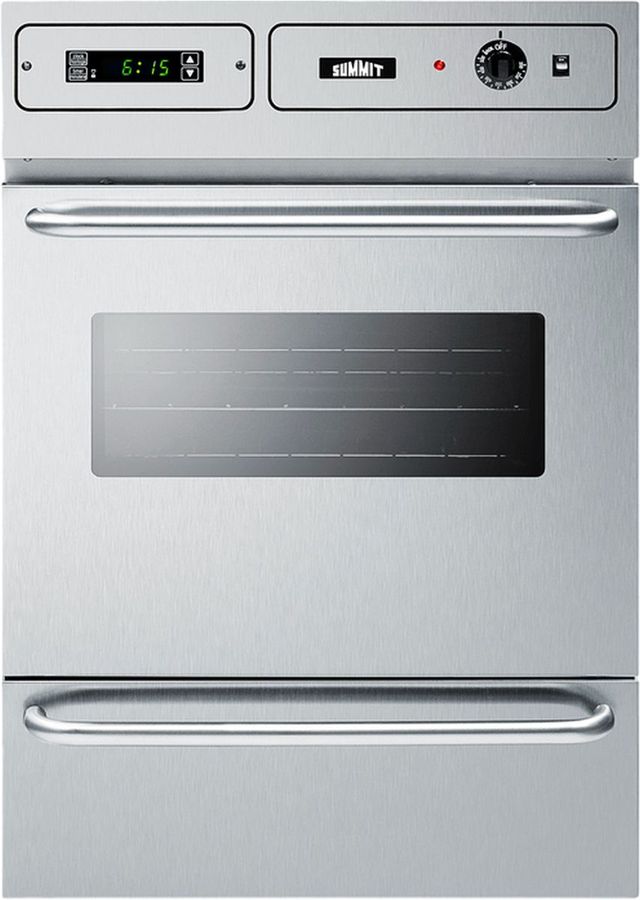 Summit® 24" Stainless Steel Built In Electric Single Wall Oven-0