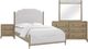 Bernards Citrus Heights 4-Piece Brown Queen Panel Bedroom Set-0