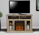 Ameriwood Home Chicago Natural 50" Electric Fireplace Media Console-4